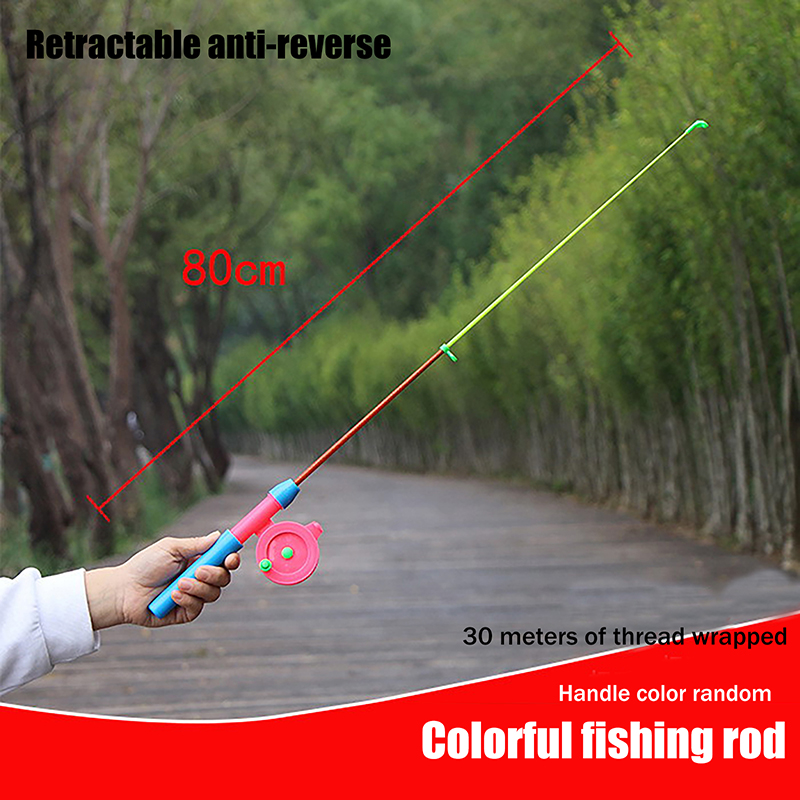 Fishing Rod Ice - Retractable Winter Ice Fishing Rod Portable