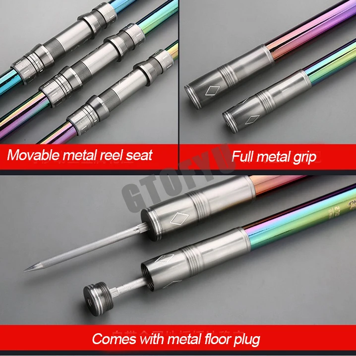 2.1m 2.7m  3.9m 4.5m Telescopi - Fishing Rod Surf avaliação e preço