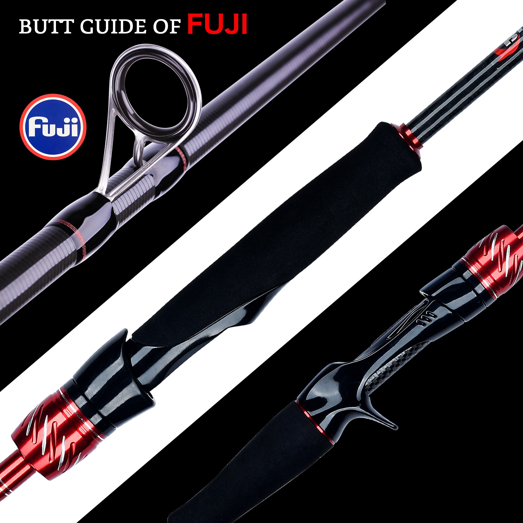 BIUTIFU Traveller Spinning Cas - Fishing Rod Surf avaliação e preço