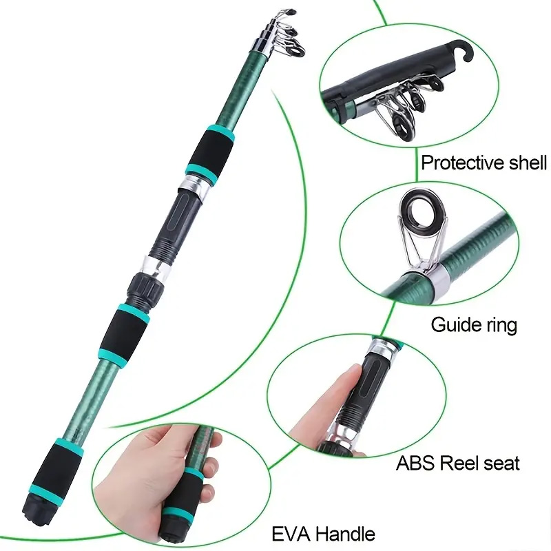 Fishing Pole Set Full Kits Wit - Fishing Rod Surf avaliação e preço