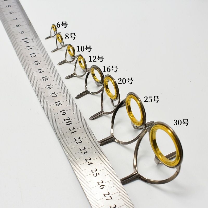 8Pcs Fishing Tackle Stainless  - Fishing Rod Guide Replacement avaliação e preço
