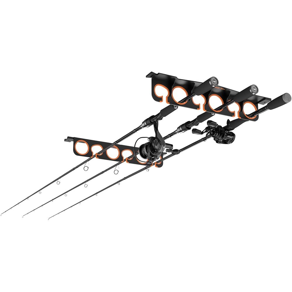 Rod Holder Organizer: Wall/Cei - Fishing Rod Combo avaliação e preço