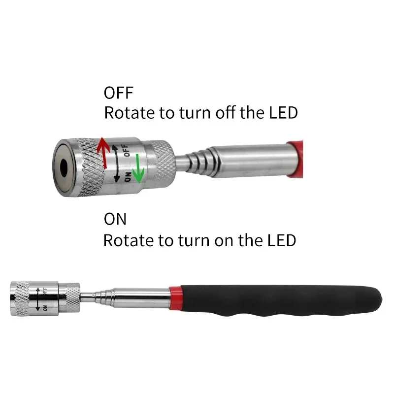 Telescopic Magnetic Pen with L - Fishing Rod Travel avaliação e preço