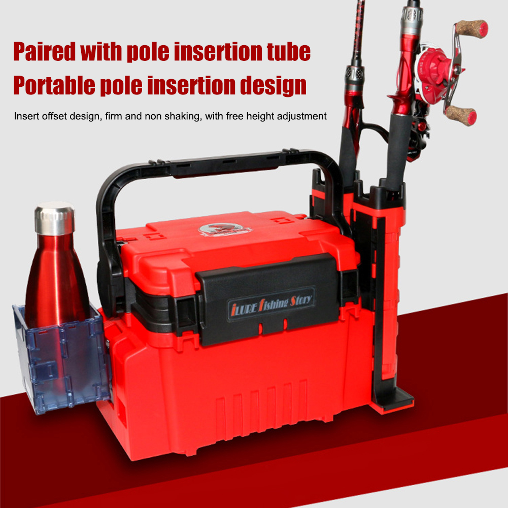 Portable Fishing Box Rod Stand - Fishing Rod Case avaliação e preço