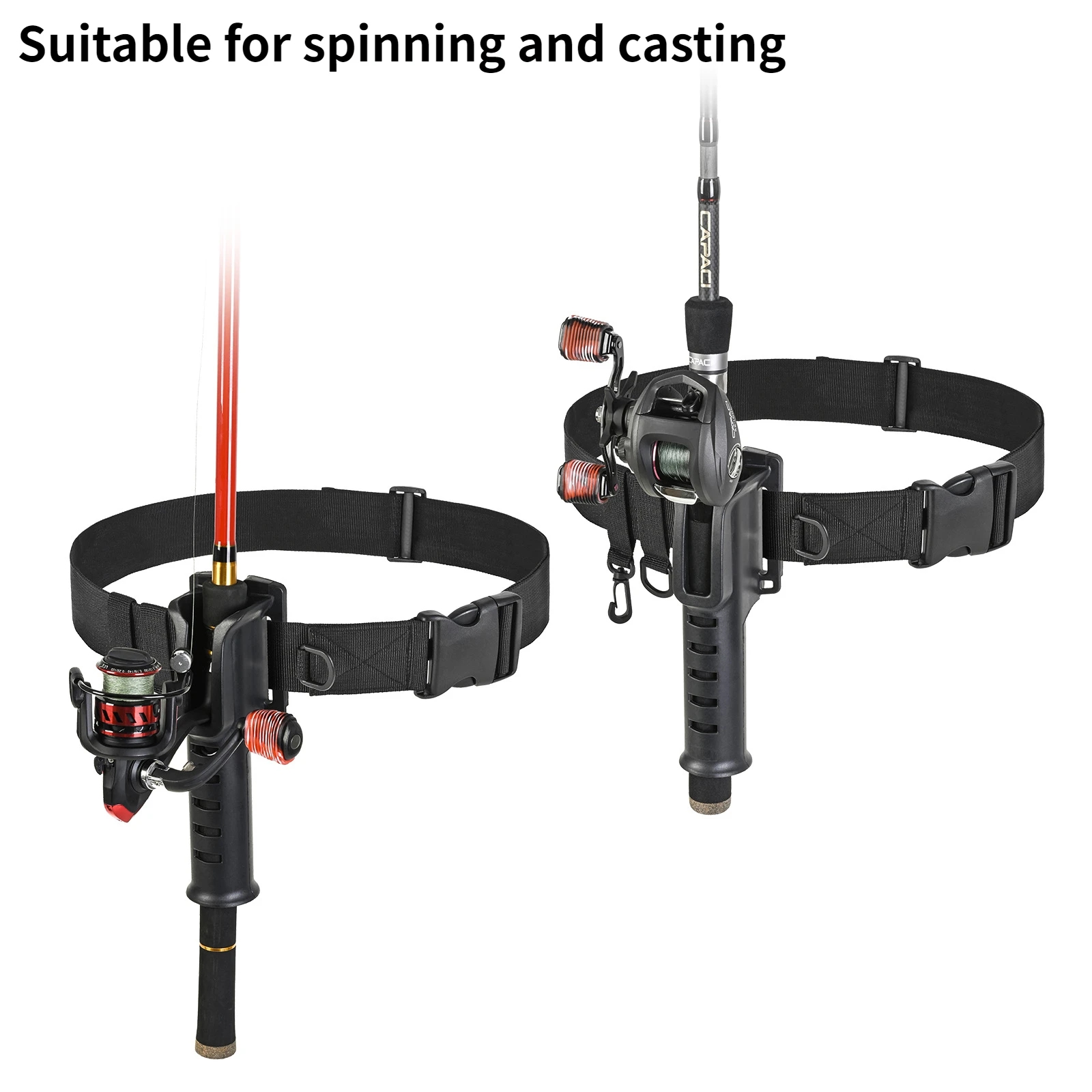 Hanging Fishing Waist Belt Rod - Fishing Rod Spinning avaliação e preço