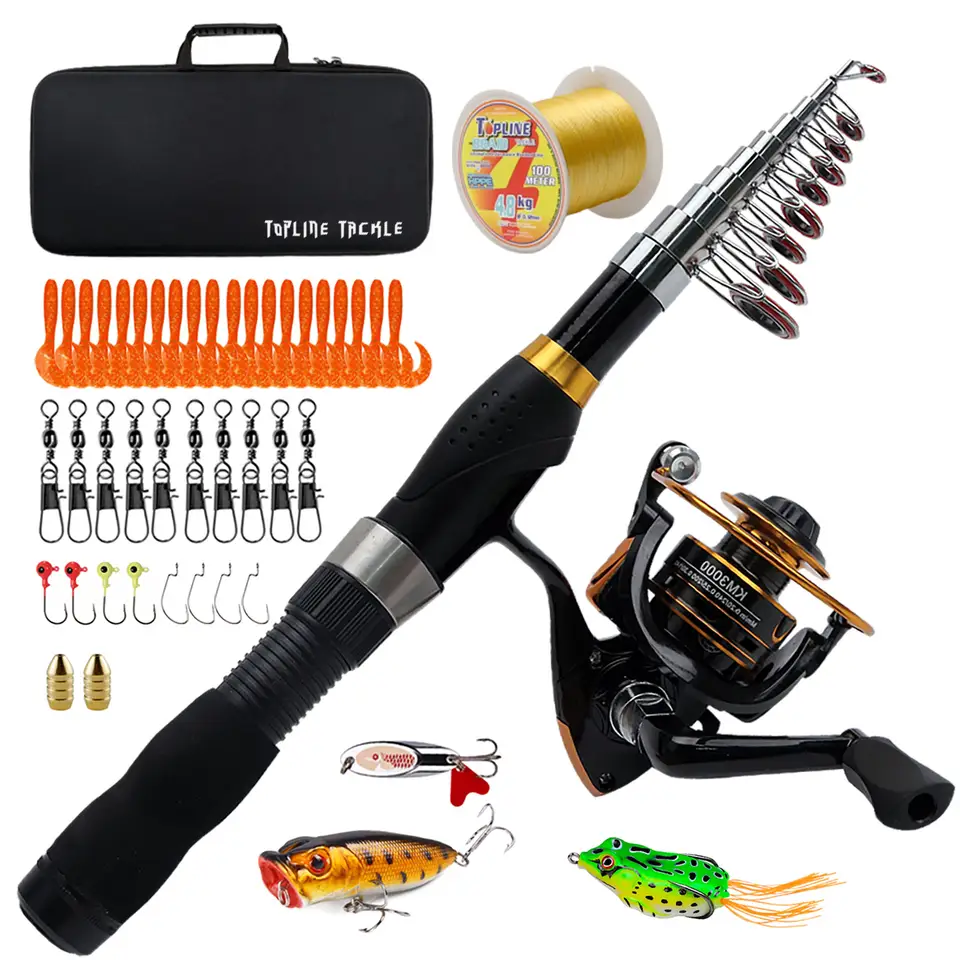 Portable Collapsible Ultraligh - Fishing Rod Combo avaliação e preço