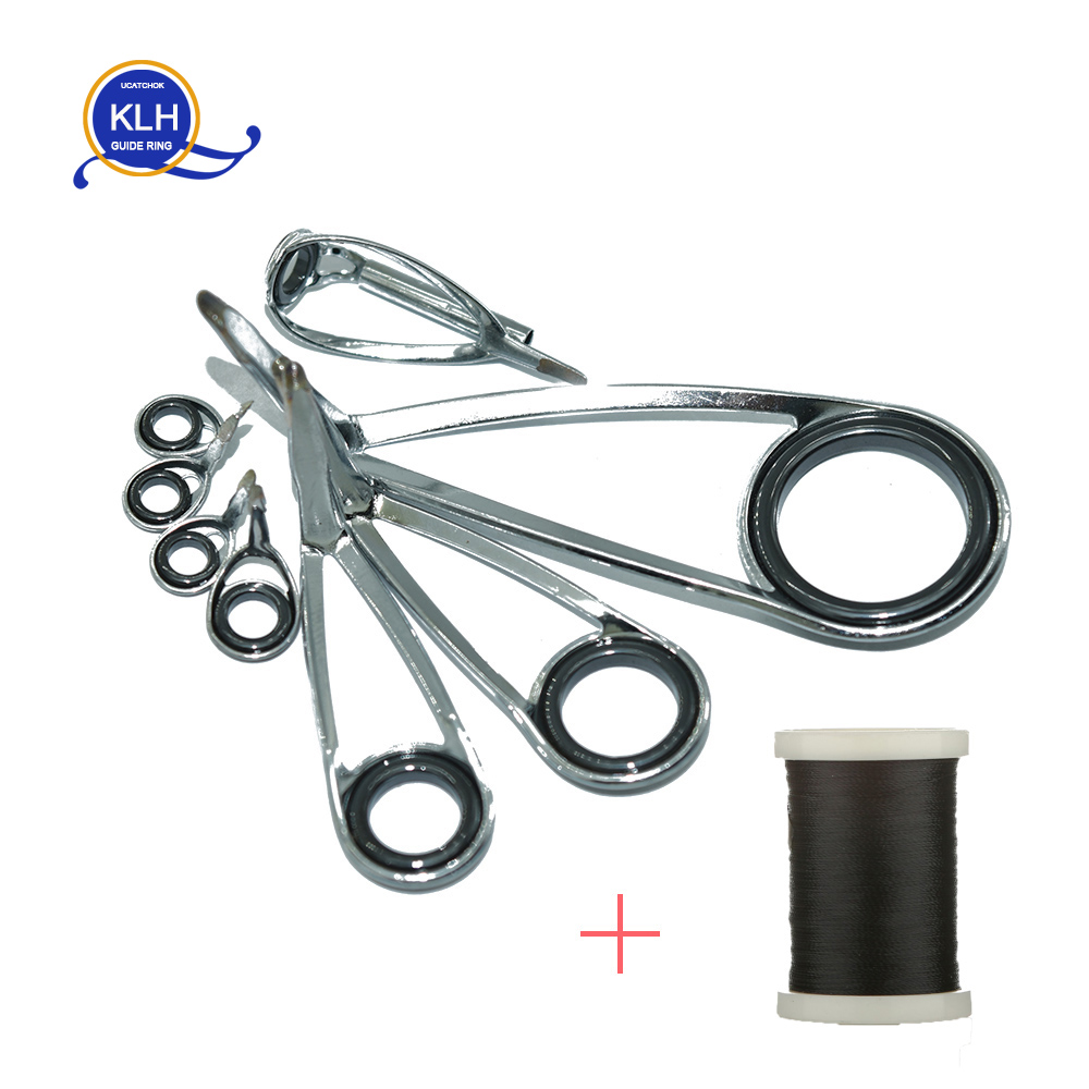 8pcs/Kit KLH Bracket Stainless - Fishing Rod Spinning avaliação e preço