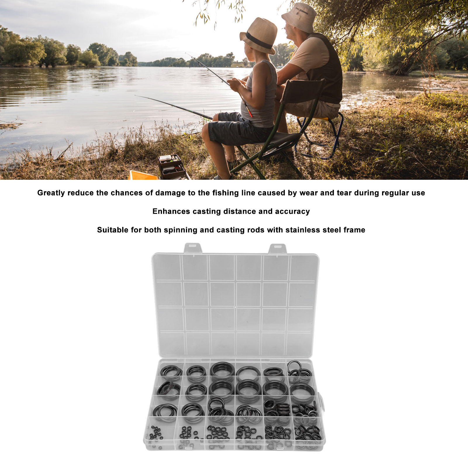 Fishing Rod Guide Repair Kit F - Fishing Rod Casting avaliação e preço