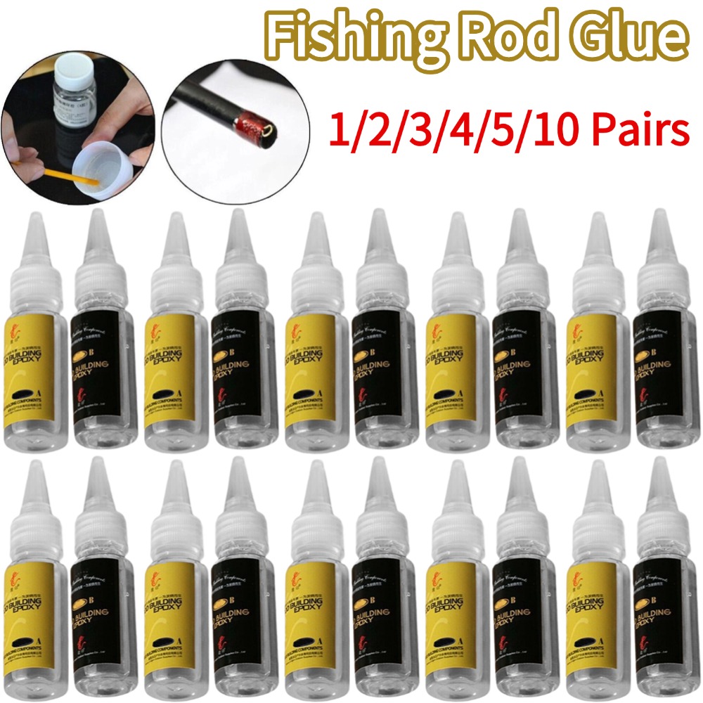 2Pcs Fishing Rod Glue Fishing  - Fishing Rod Repair Kit avaliação e preço