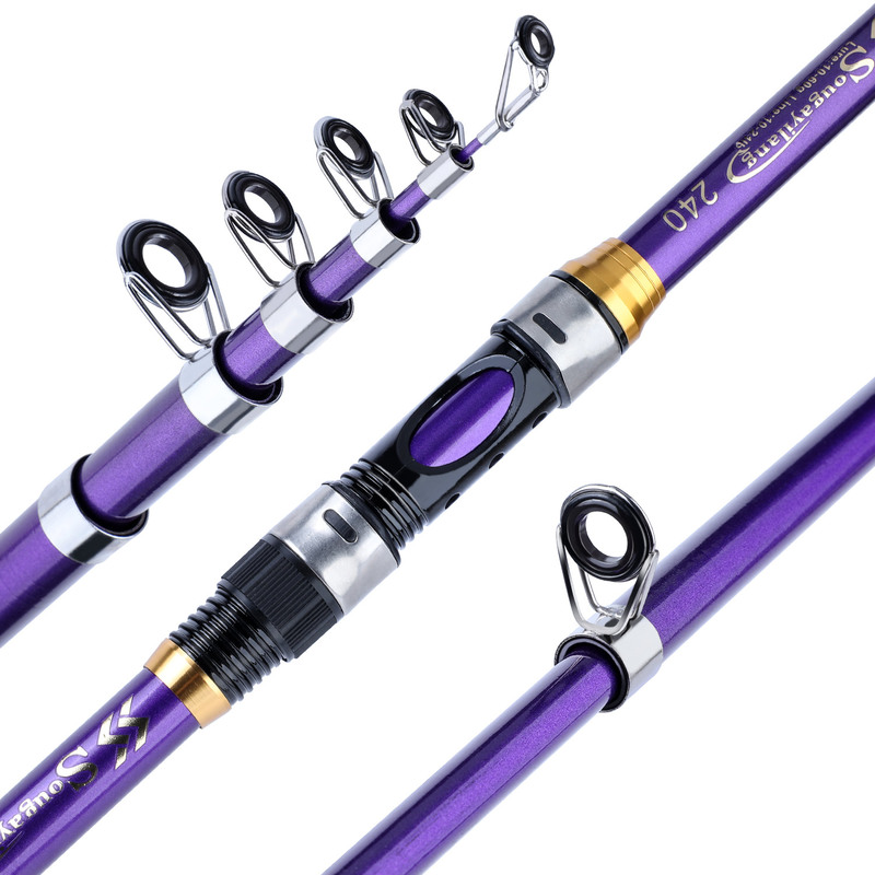 Sougayilang 4 Colors Telescopi - Fishing Rod Surf avaliação e preço