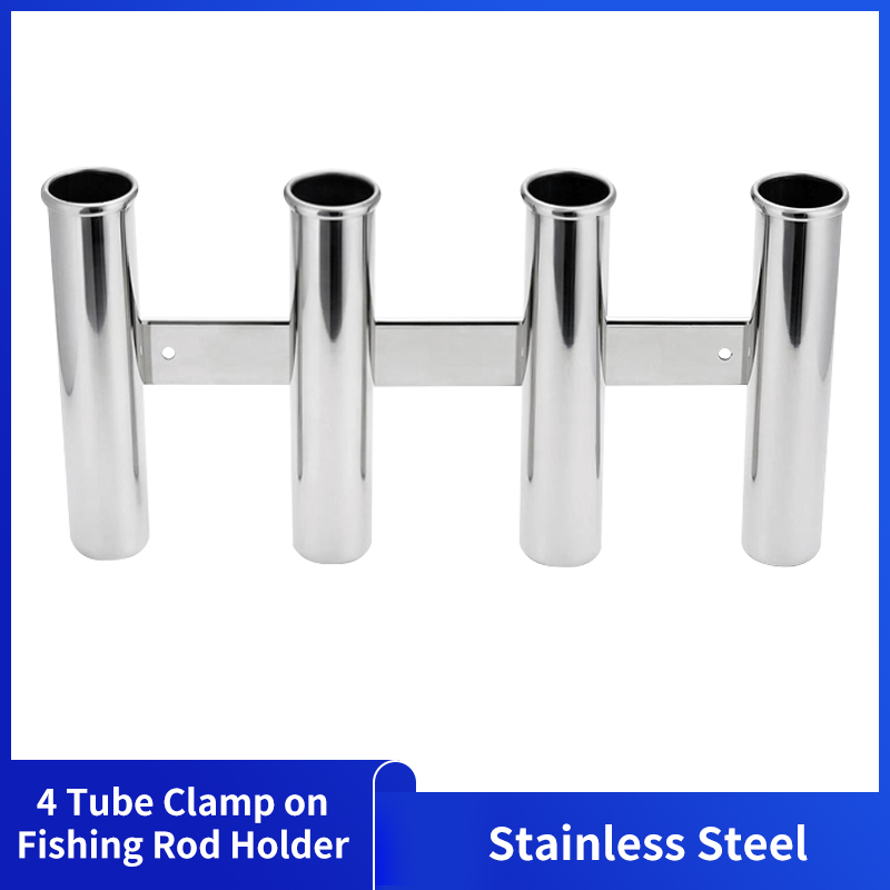 Stainless Steel 4 Tubes Rod ho - Fishing Rod Holder avaliação e preço