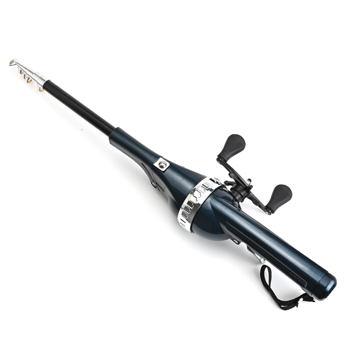 X59A_Portable Folding Fishing  - Fishing Rod Travel avaliação e preço