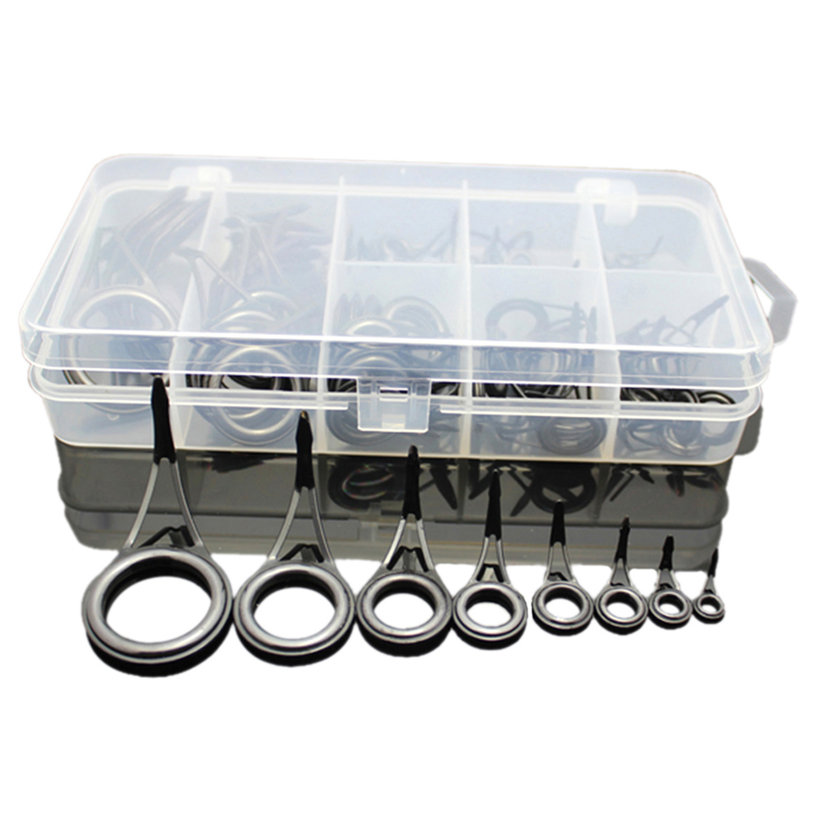 75pcs Various Sizes Fishing Ro - Fishing Rod Guide Replacement avaliação e preço