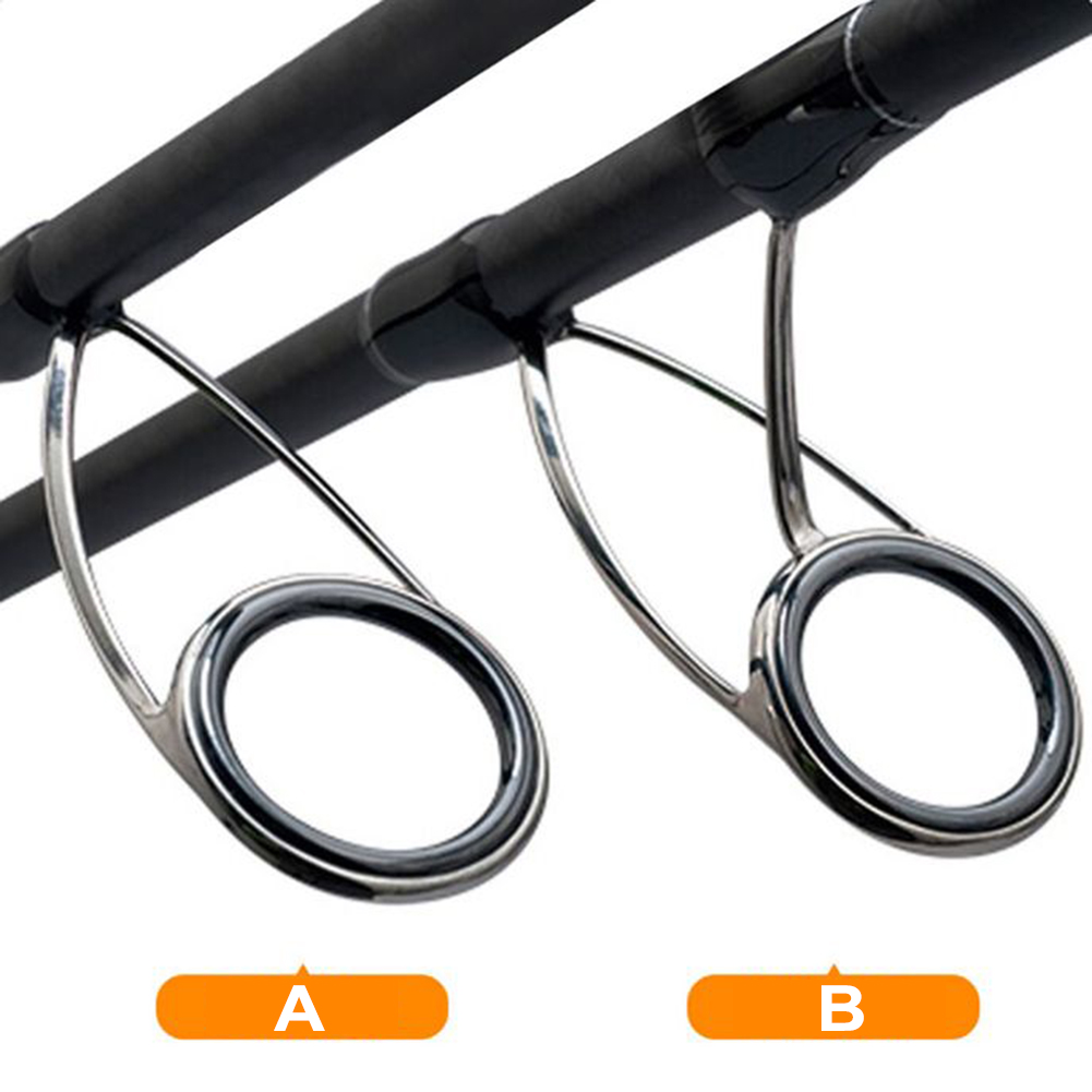 9 Pcs Fishing Rod  Guide Ceram - Fishing Rod Guide Replacement avaliação e preço