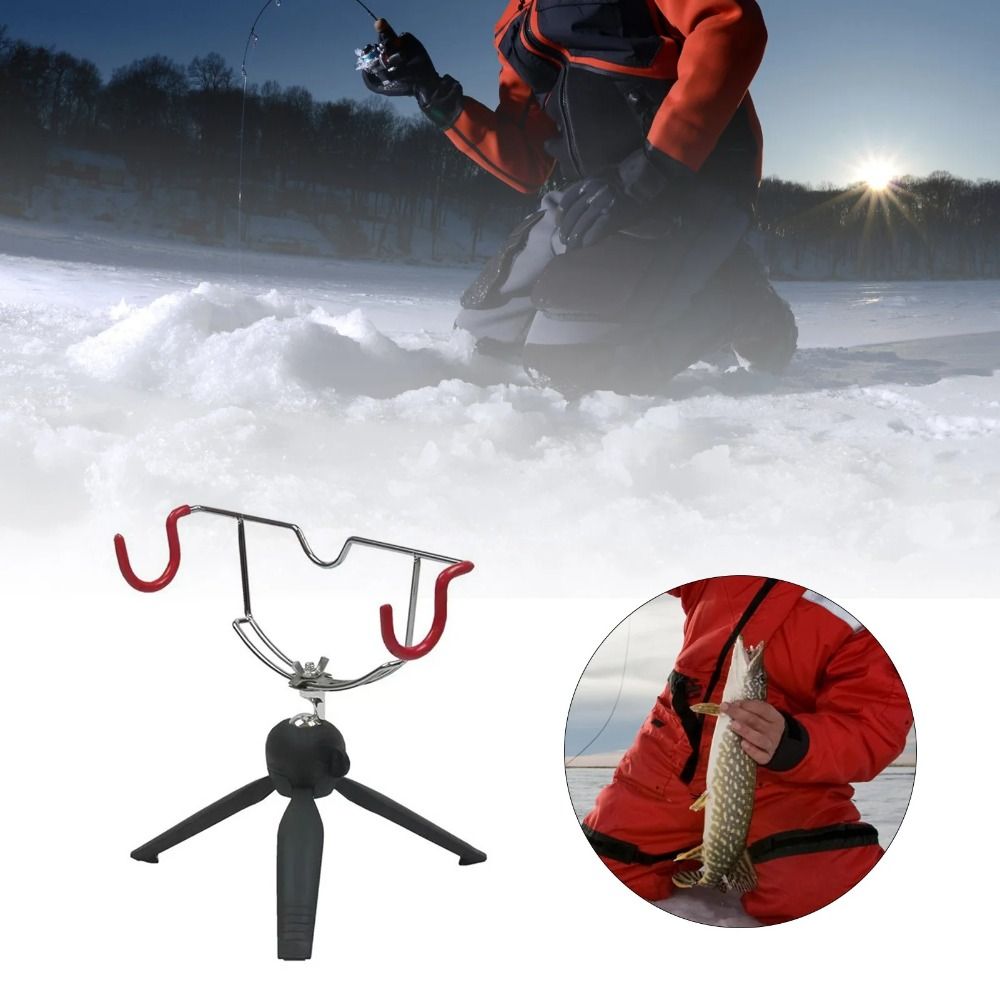 360° Adjustable Ice Fishing Ro - Fishing Rod Rack avaliação e preço