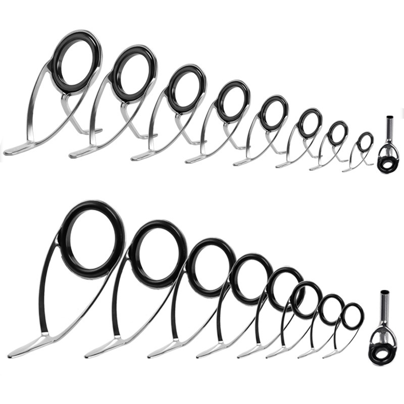 9Pcs Fishing Rod Guides Ring R - Fishing Rod Casting avaliação e preço