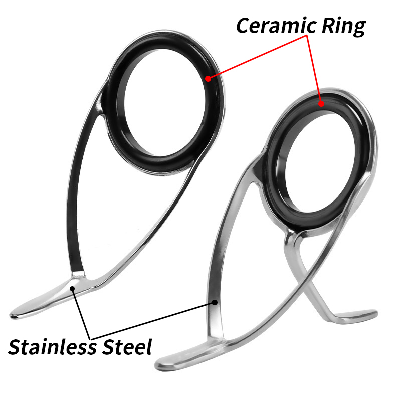 9Pcs Fishing Rod Guides Ring R - Fishing Rod Casting avaliação e preço