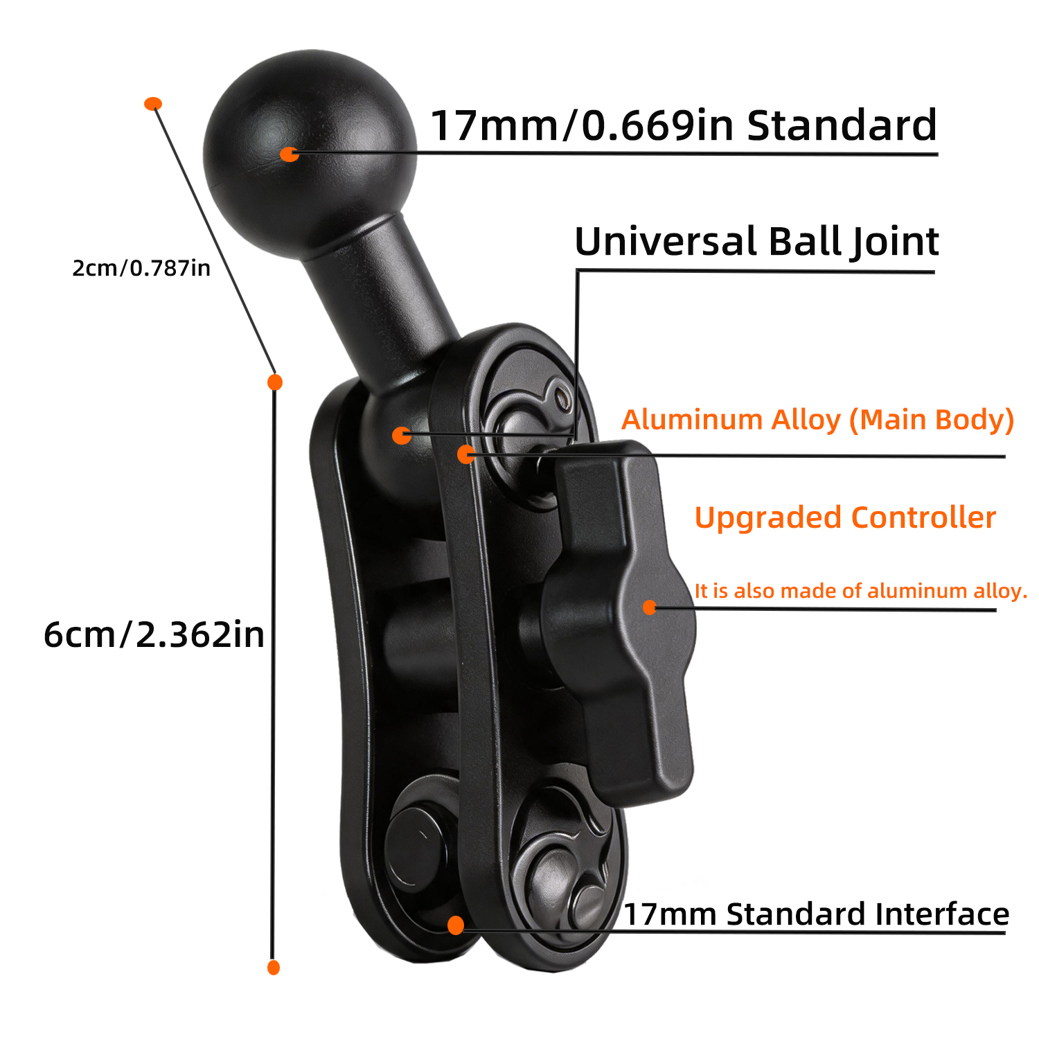 Car Phone Holder Aluminum Allo - Fishing Rod Holder avaliação e preço
