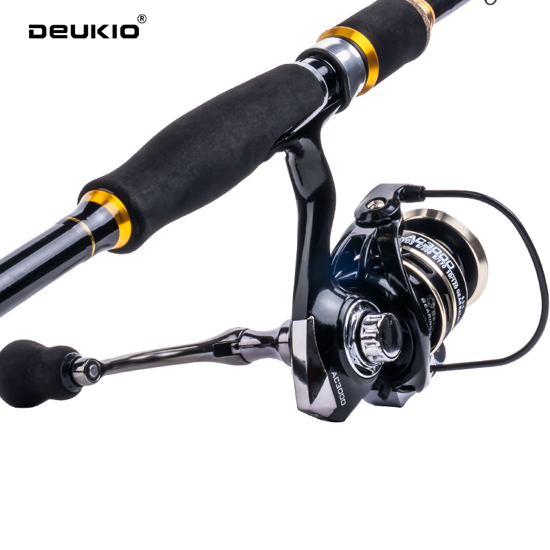 DEUKIO Fishing Rod Reel Combo  - Fishing Rod Carbon Fiber avaliação e preço