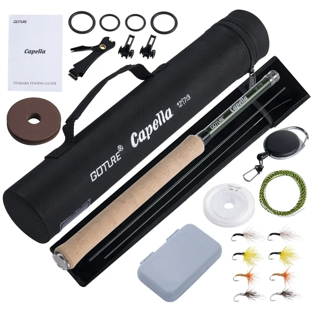 Goture 12FT Classical Tenkara  - Fishing Rod Carbon Fiber avaliação e preço